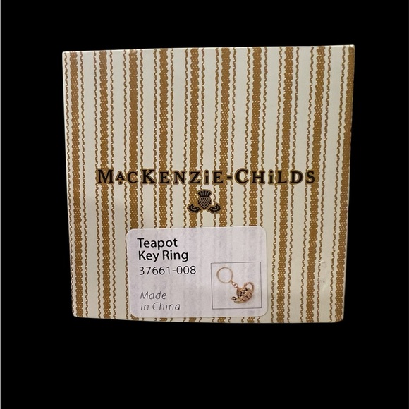 Mackenzie-Childs teapot keyring - Picture 8 of 8
